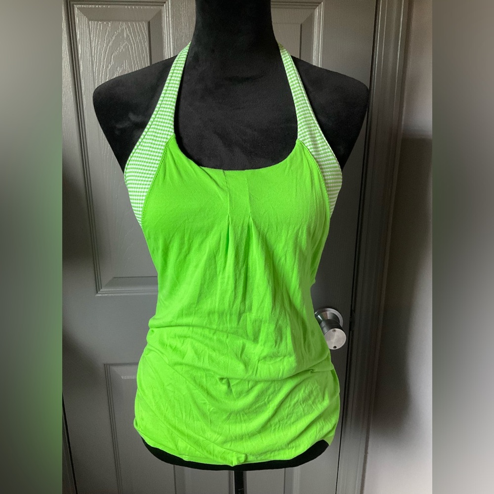 Lululemon Athletica Lime Green Tank Top